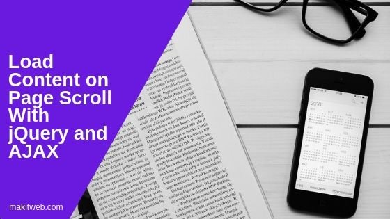 Load Content on Page Scroll with jQuery and AJAX