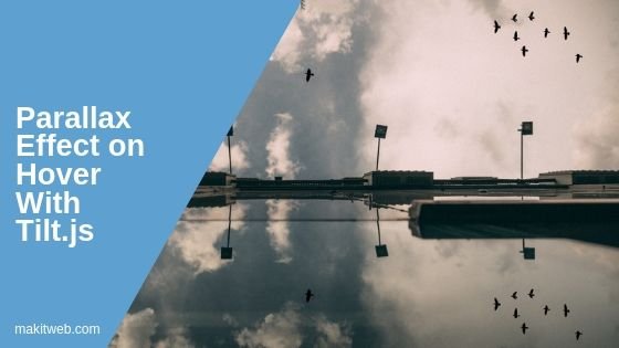 Parallax effect on hover with Tilt.js
