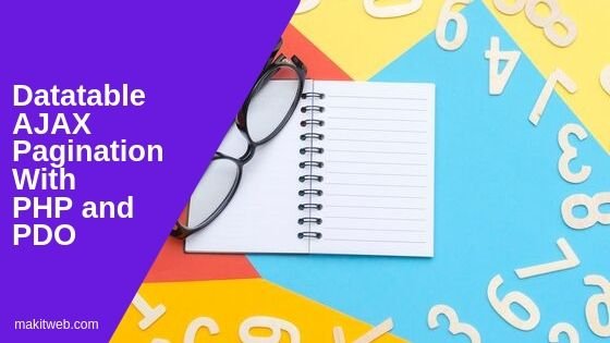 Datatable AJAX pagination with PHP and PDO